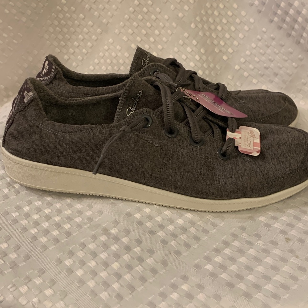 Skechers women’s charcoal grey Memory Foam sneakers , size 10. - Picture 3 of 7